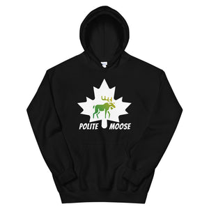 Unisex Hoodie | Polite Moose Maple Front