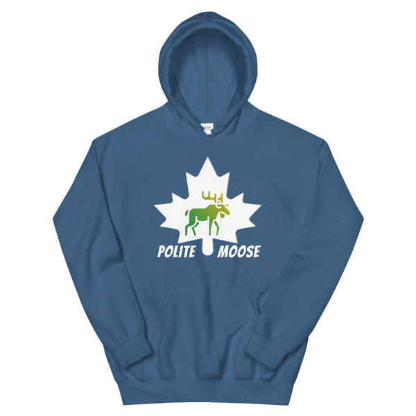 Unisex Hoodie | Polite Moose Maple Front