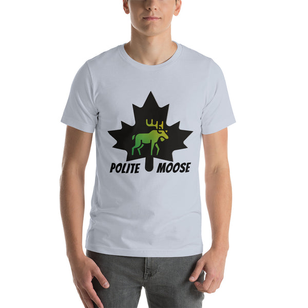 Short-Sleeve Unisex T-Shirt | Polite Moose Maple Front